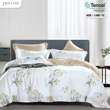 ปลอกผ้านวม 60X80 นิ้ว FRILLOW TENCEL™ 1180TC สี LADY DAPHNE_10